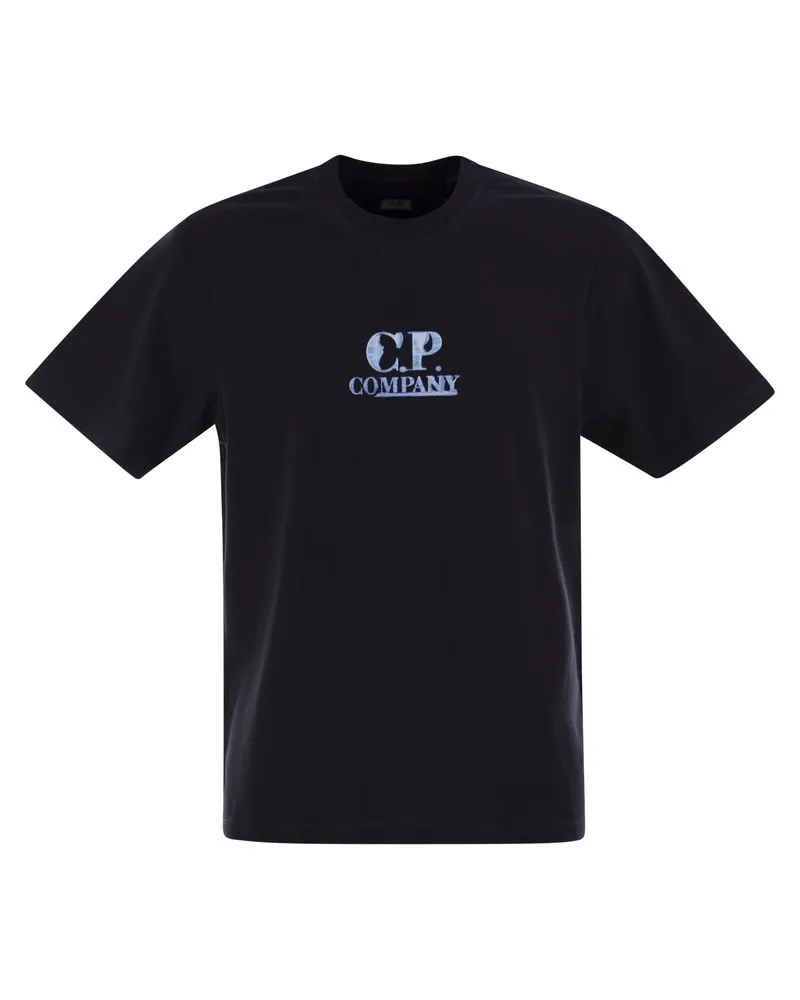 C.P. Company Cotton T -Shirt mit Logo Night