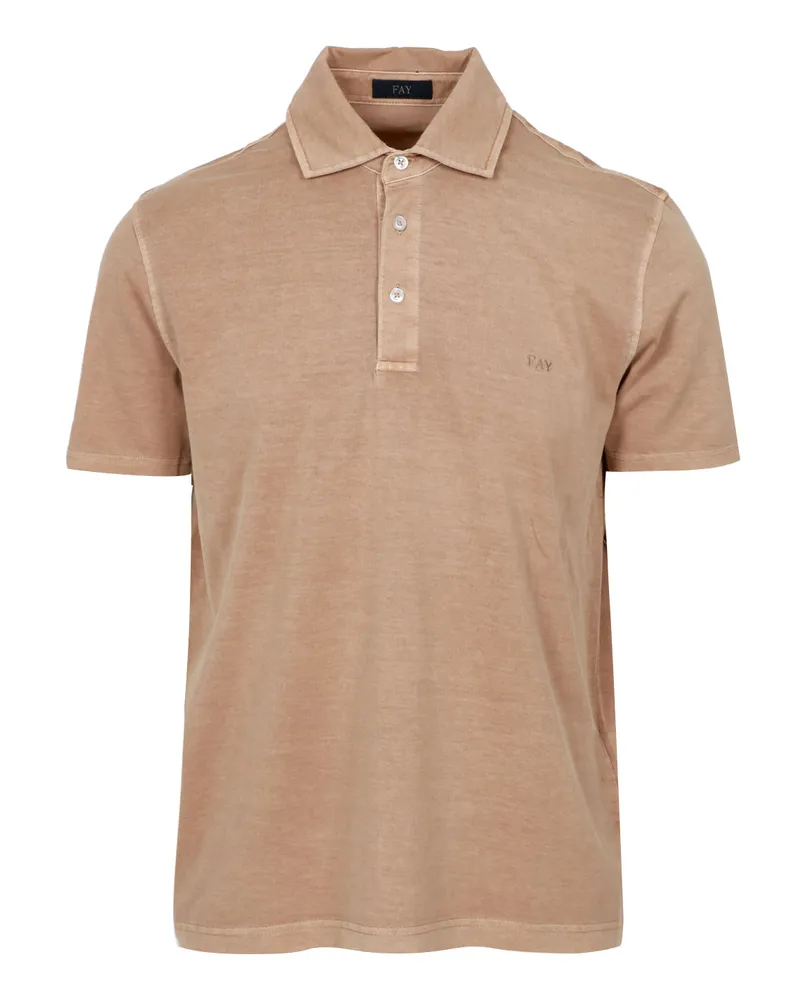 Fay T -Shirts und Polos Kamel Camel