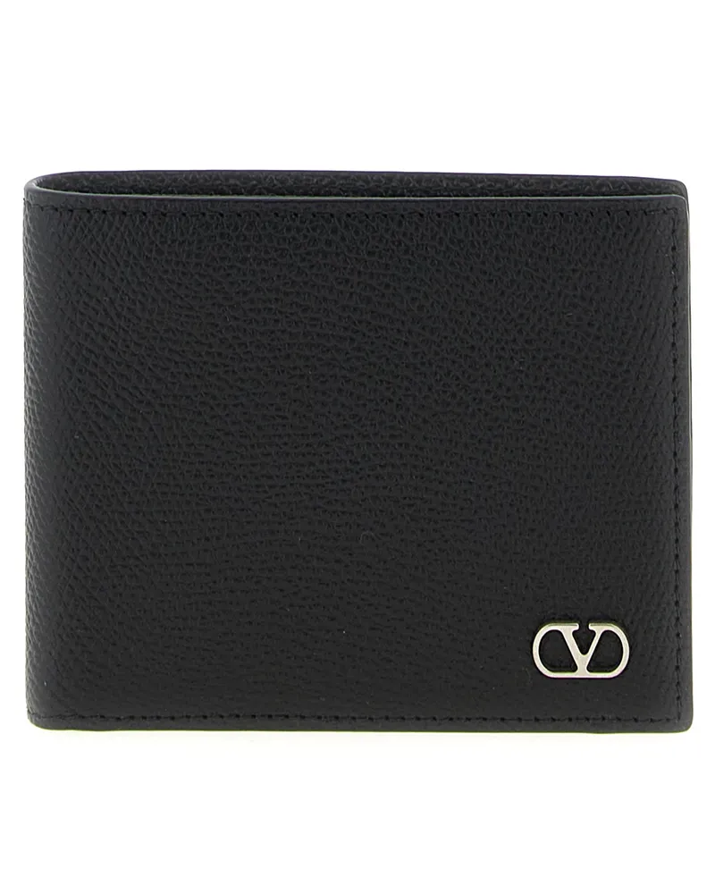 Valentino Garavani Valentino Garavani Vlogo Signature Brieftasche Black