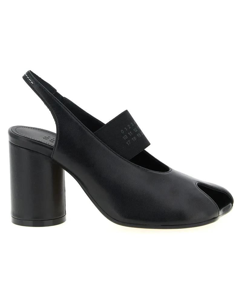 Maison Margiela Anatomic Numeric“ Slingback Black