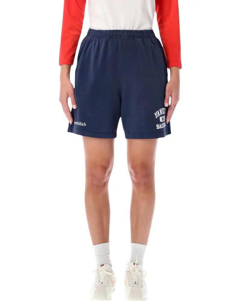 SPORTY & RICH Sportliche & reiche Shorts blau Blue