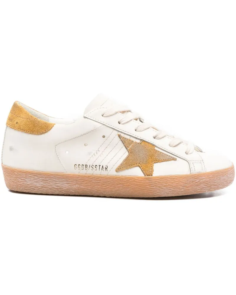 Golden Goose Golden Gänse Superstar Leder -Sneaker Ochre