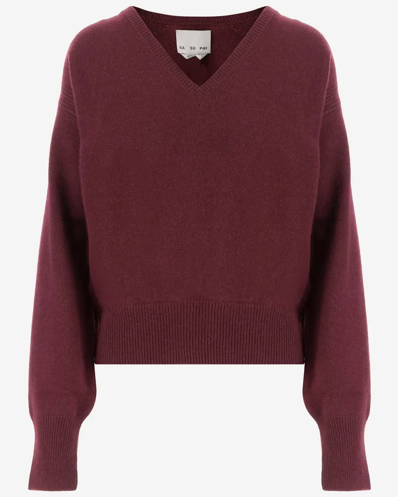 Sa Su Phi Lavinia Cashmere Pullover Red