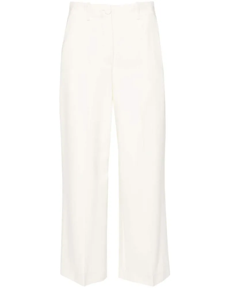 Erika Cavallini Erika Cavallini halb Couture Weitbeinhose White