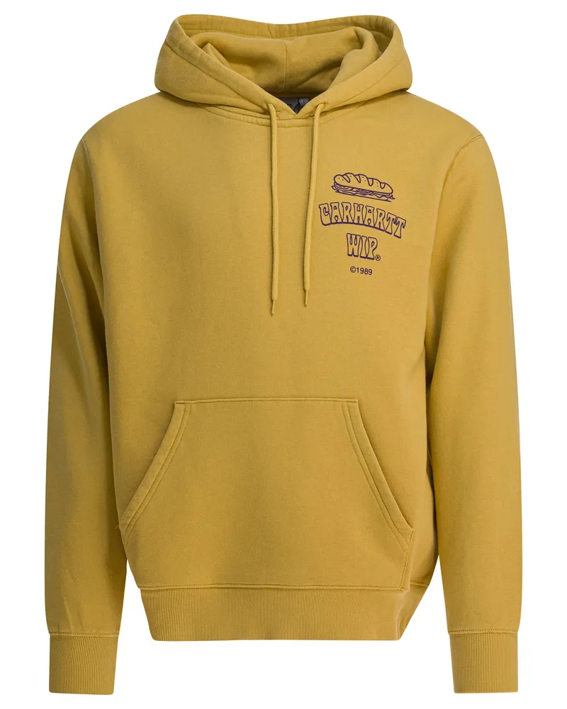 Carhartt WIP Sandwich“ Kapuzenpullover Yellow