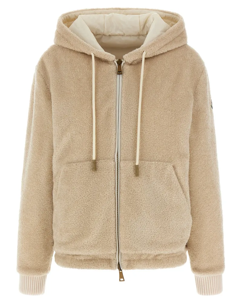Moncler Reversible Hoodie Beige