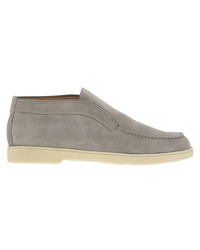 Santoni Desert Boot in Nubuck Light