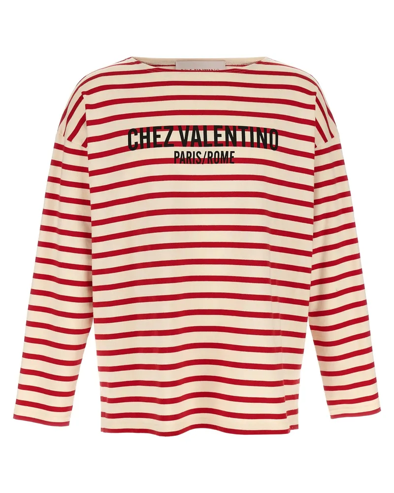 Valentino Garavani Valentino Garavani 'Chez Valentino' T -Shirt Red