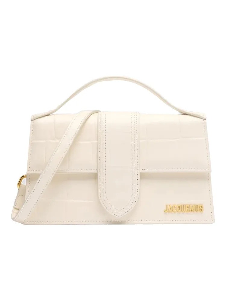 Jacquemus Le Grand Bambino Umhängetasche White