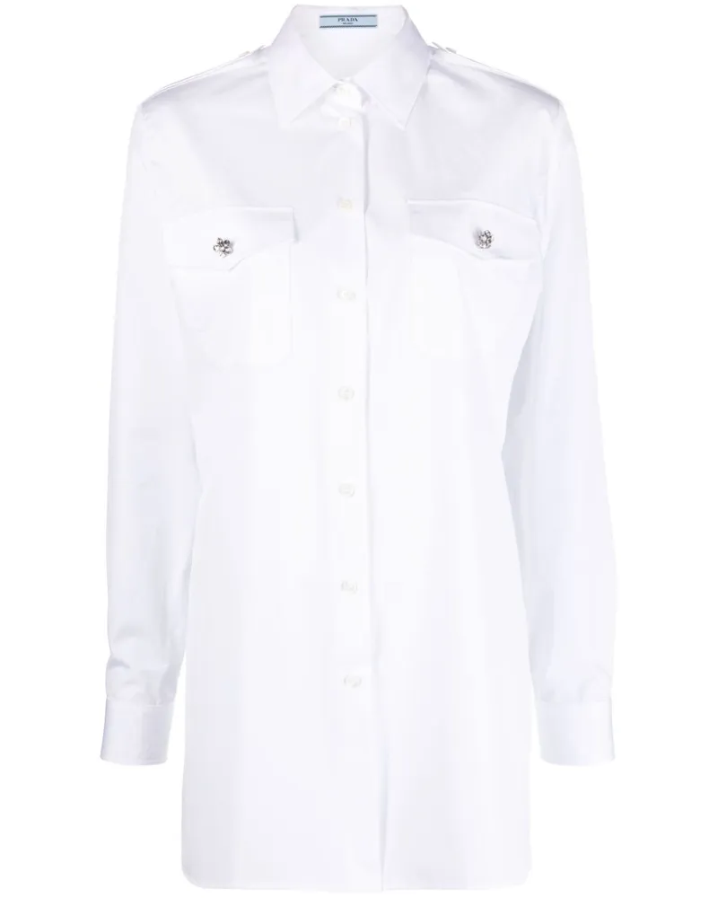Prada Baumwollhemd White
