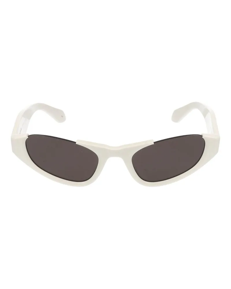 Alaïa Sonnenbrille  AA0076 S 002 Weißes weißes Grau /22 /140 002