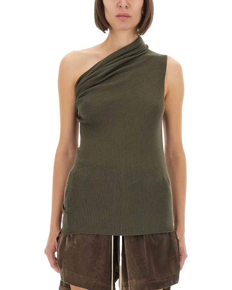 Rick Owens Athena" strickte Oberteil Green
