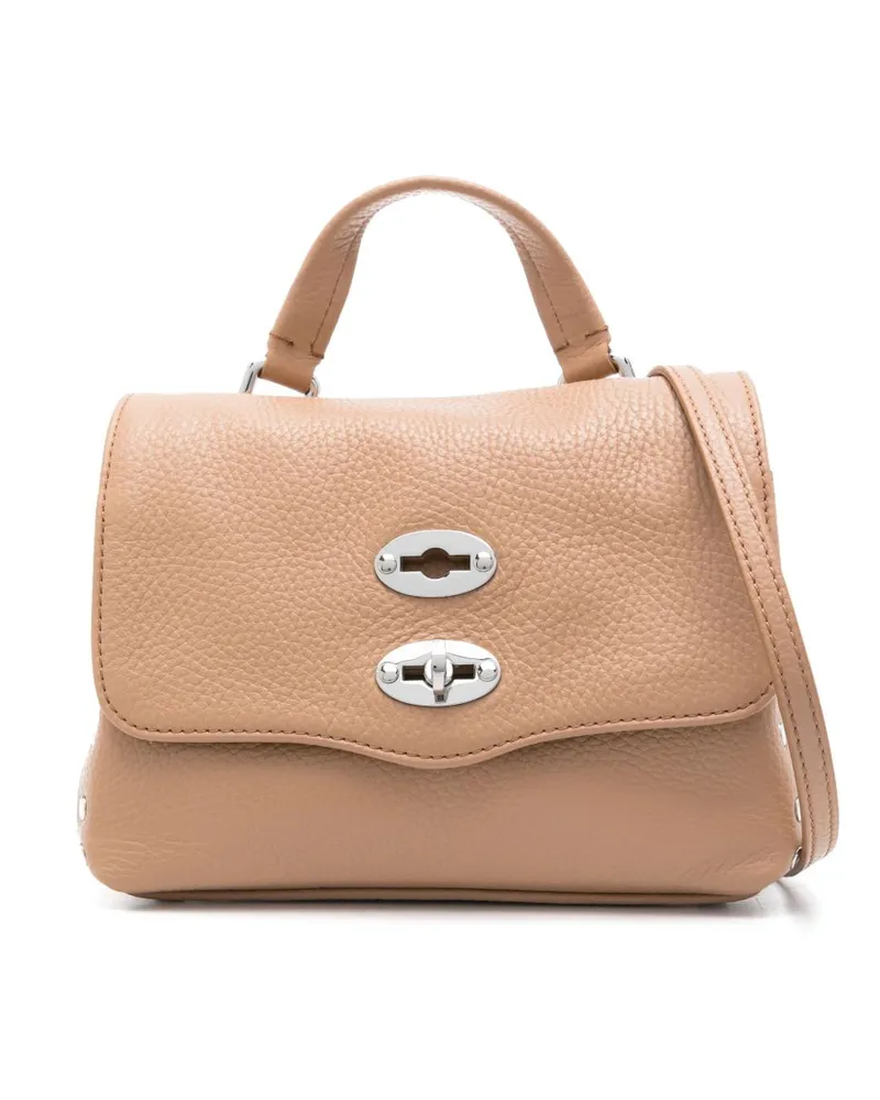 Zanellato Postina Daily Baby-Lederhandtasche Marrone