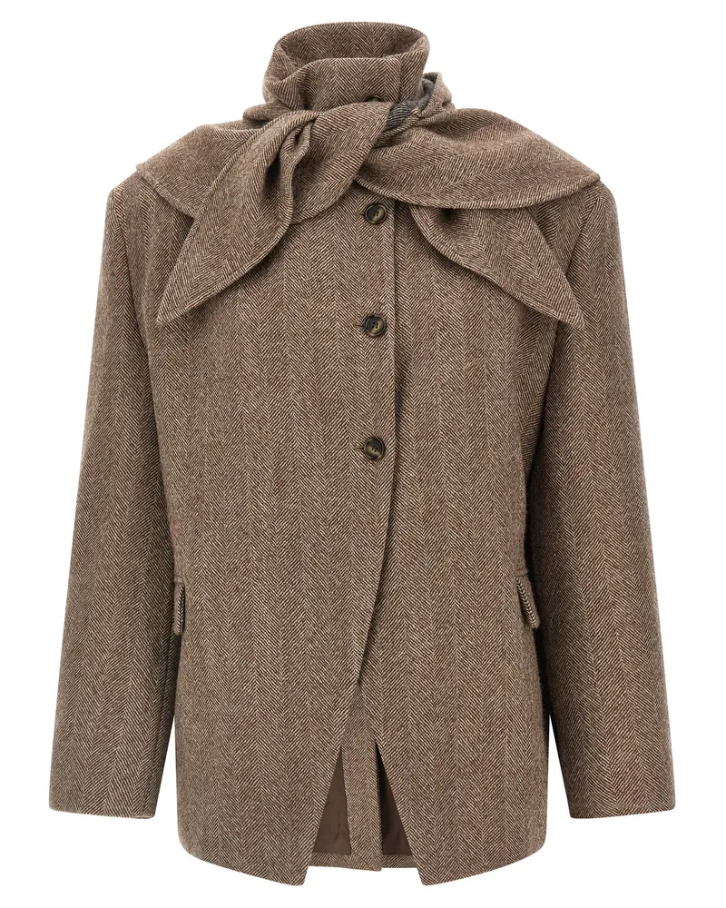 Magda Butrym 06' Blazer Brown