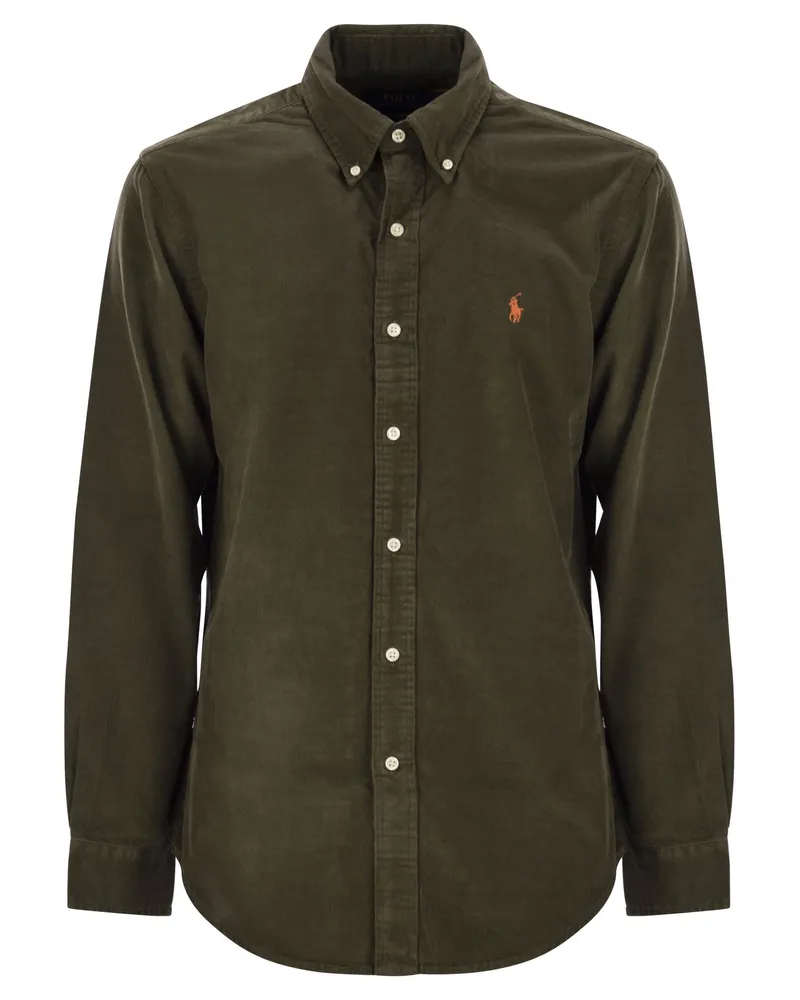 Ralph Lauren Custom Fit Samthemd Olive