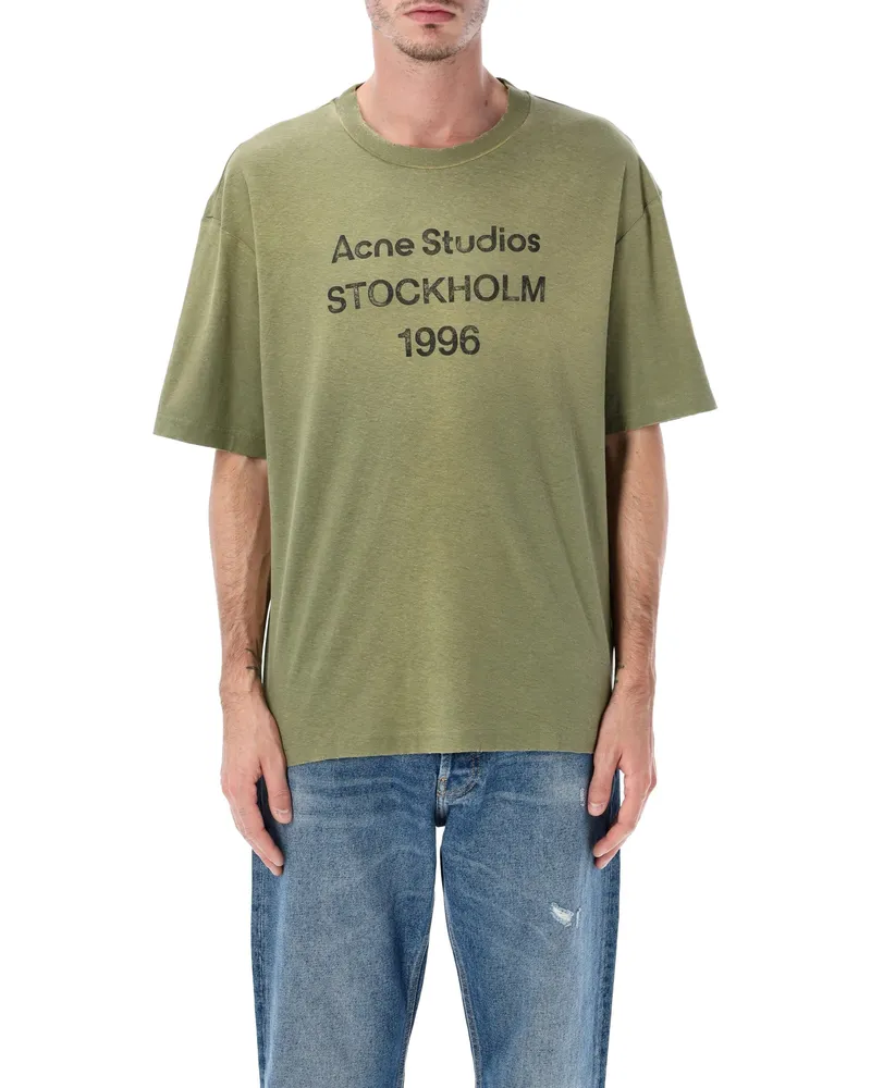 Acne Studios T-Shirts und Polos Olive