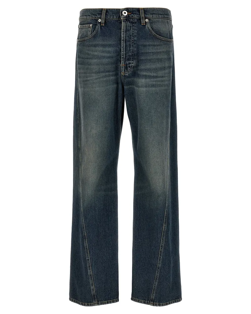 Lanvin Twisted Leg' Jeans Blue