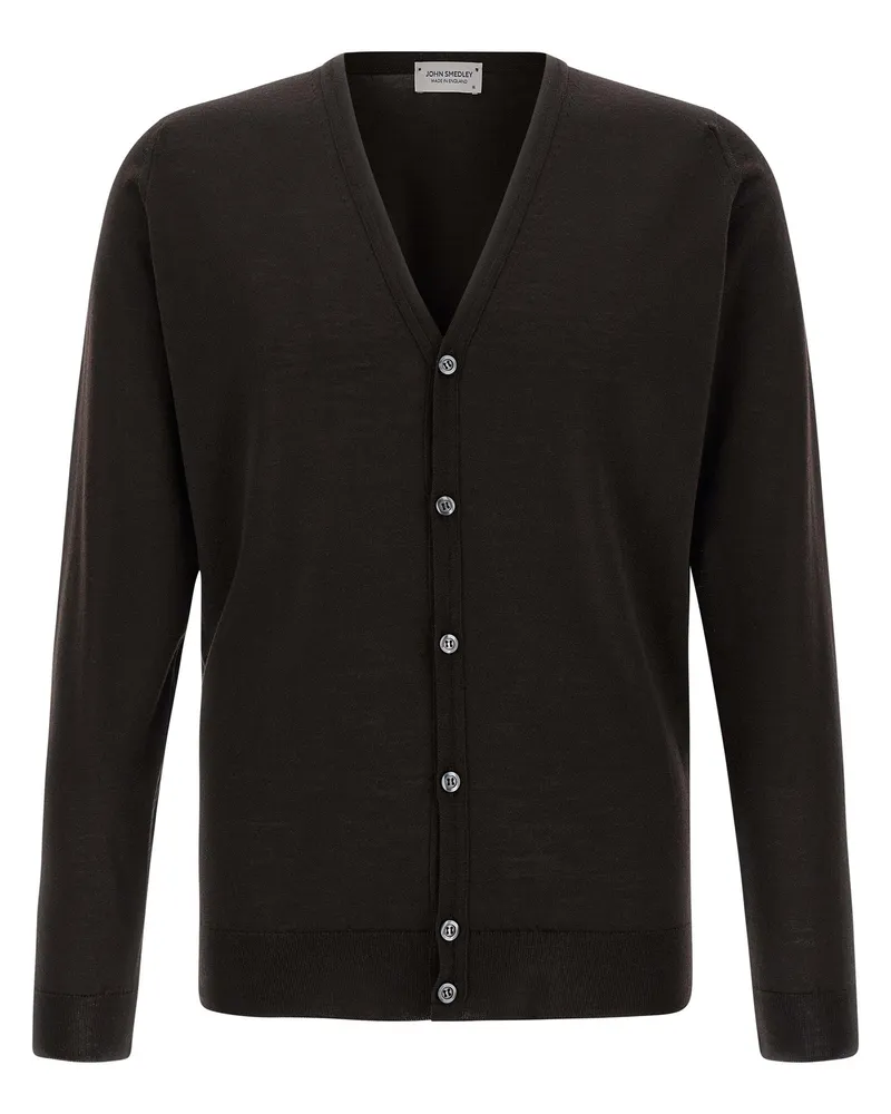 John Smedley Petworth' Cardigan Brown