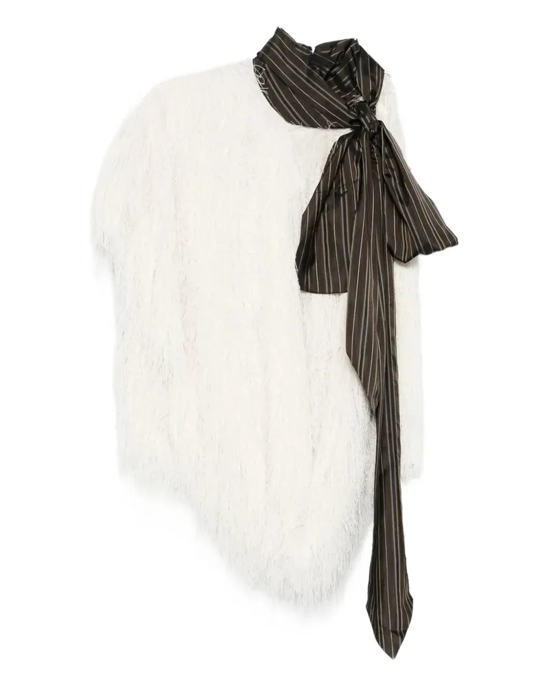 Dries van Noten Trocknen van Note Cresta bis Bluse 1	white