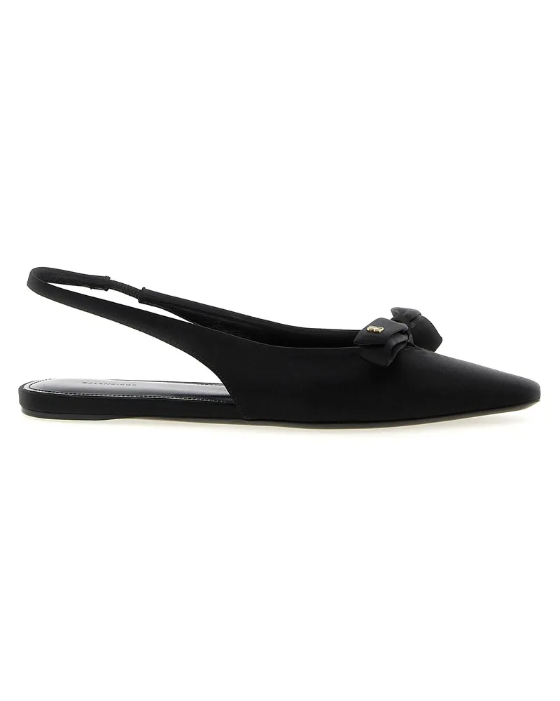 Balenciaga Slingback „Nano Bow Sling Black