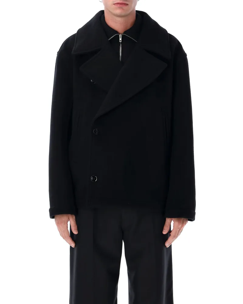 Christophe Lemaire Coats schwarz Black
