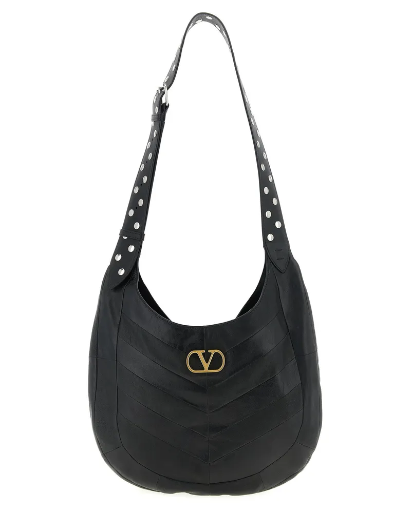 Valentino Garavani Valentino Garavani „Hoboho“ mittelgroße Umhängetasche Black