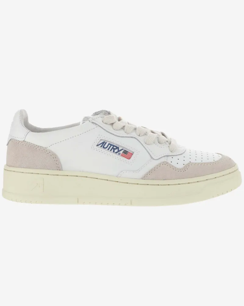 AUTRY niedrige Medaillengewinner Sneaker White
