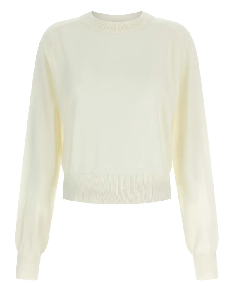 Jacquemus Le Pullover Brodé' Pullover White