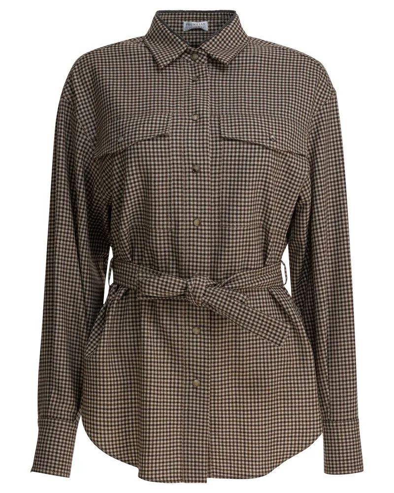 Brunello Cucinelli Hemden Brown