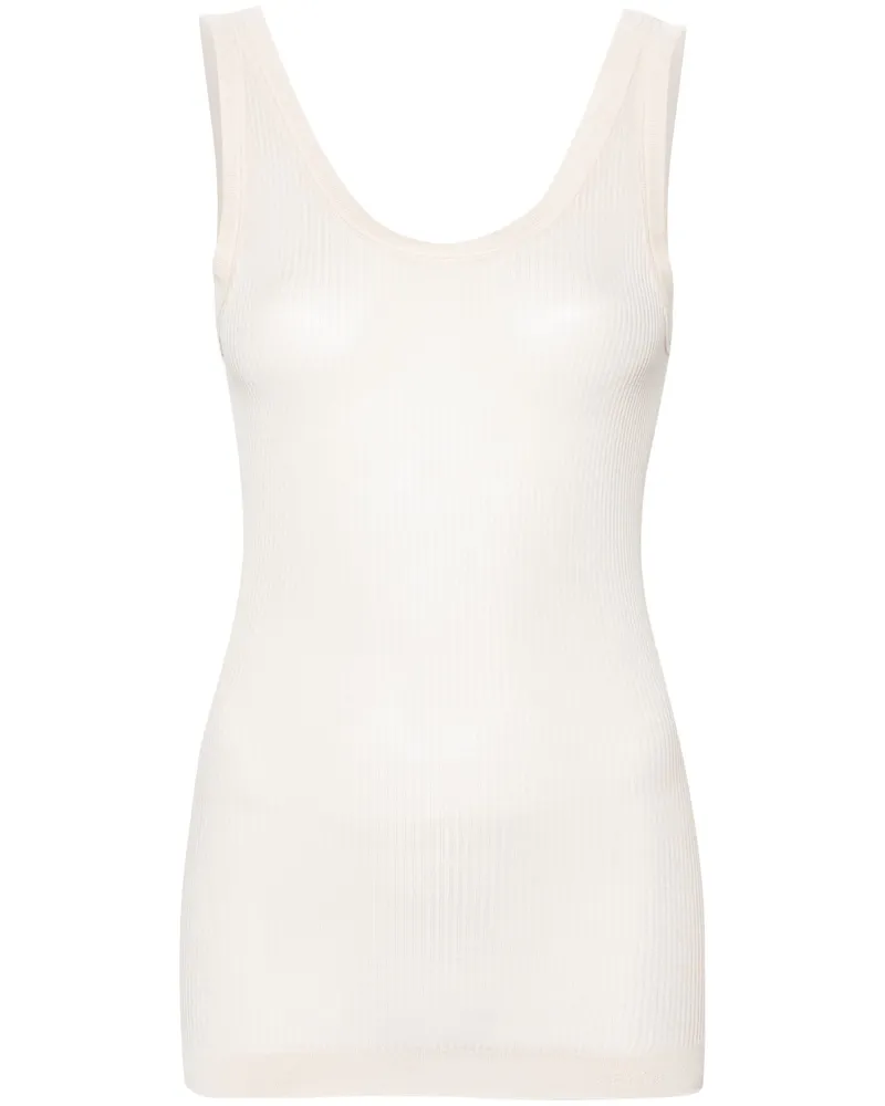 Christophe Lemaire nahtloses Rippen -Tanktop 