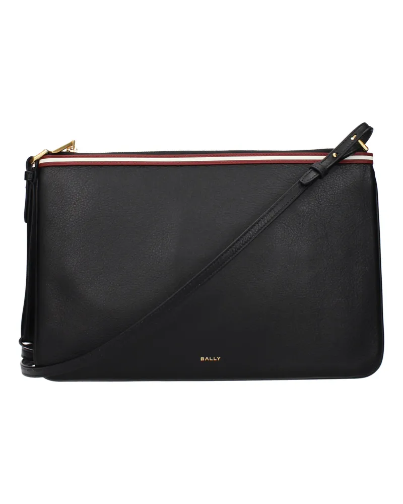 Bally Umhängetasche Wristlet Damen Leder Schwarz -