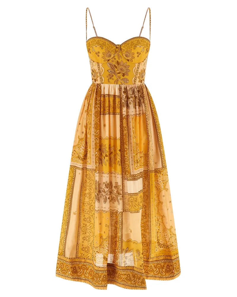 Zimmermann Lucky Corsett' Kleid Yellow