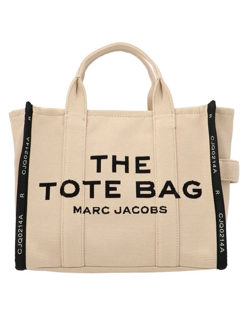 Marc Jacobs Shopping 'Die Jacquard Medium Tote Beige