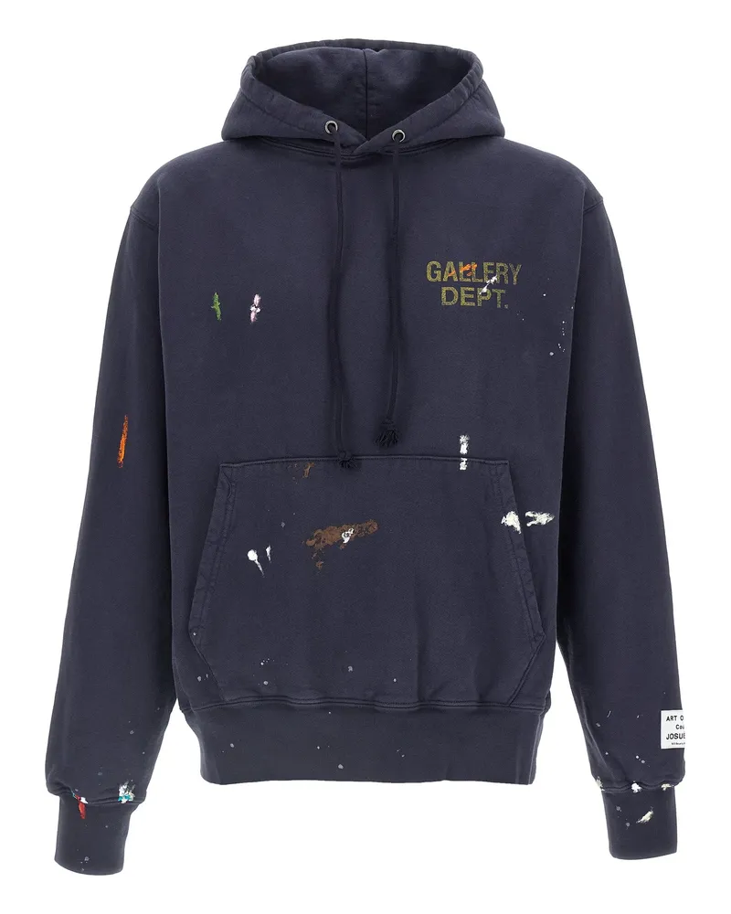 GALLERY DEPT. Galerieabteilung „Gd Paint Logo“ Kapuzenpullover Blue