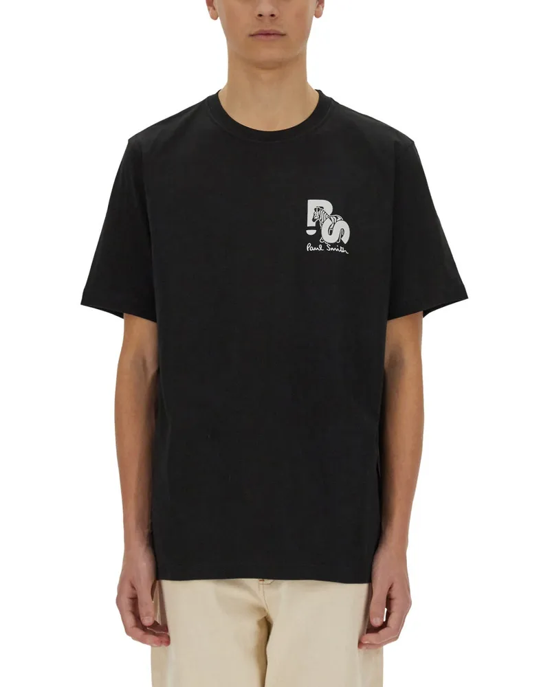 Paul Smith PS von Paul Smith regulär Fit T -Shirt Black