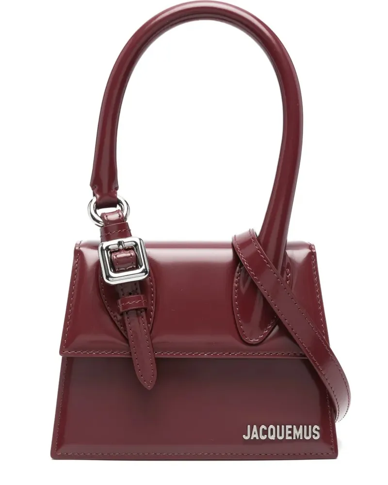 Jacquemus Le Chiquito Medium Tote Bag Burgundy