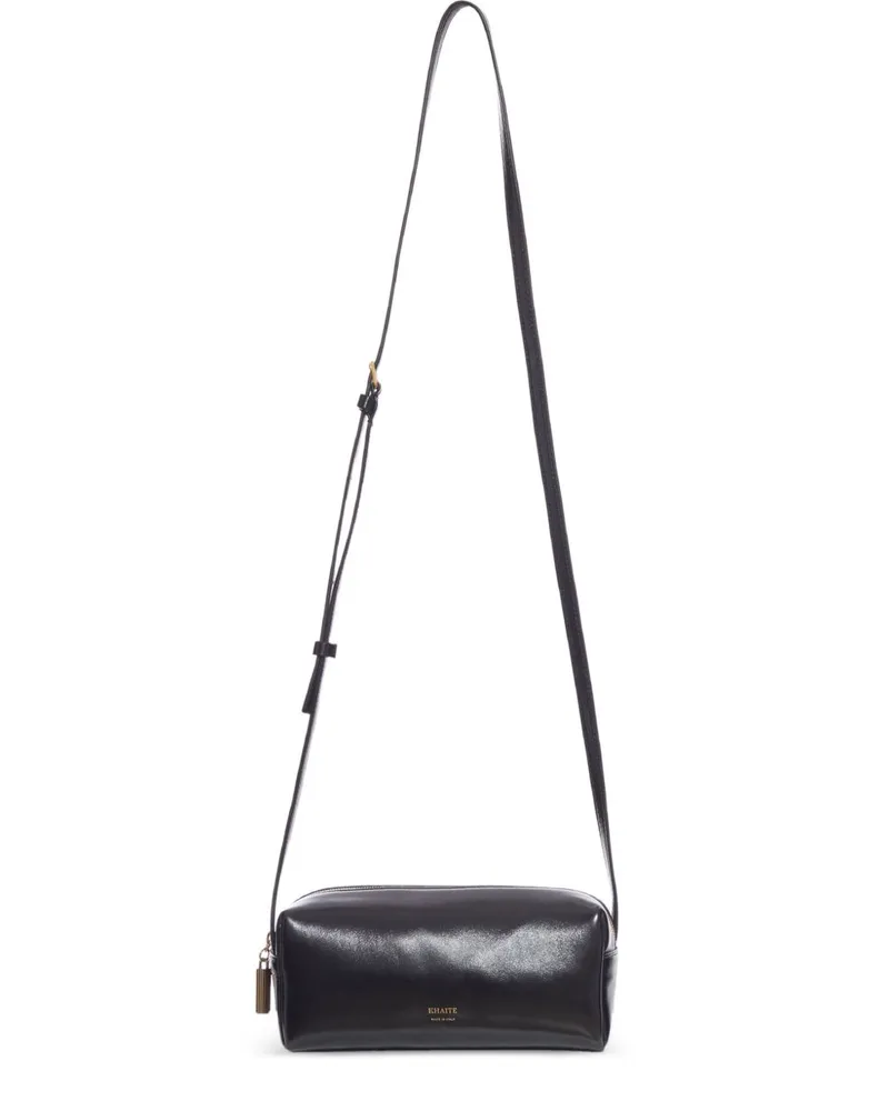 KHAITE Kye Mini-Umhängetasche aus Leder Black