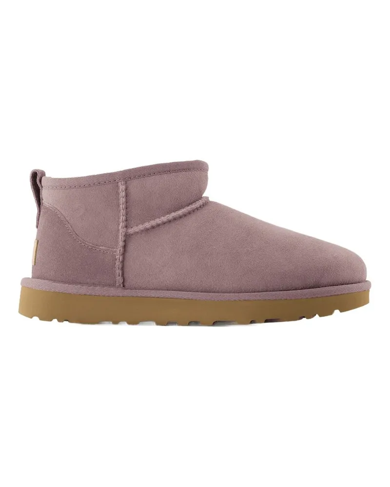 UGG W klassische Ultra Mini -Stiefel  Leder lila Purple