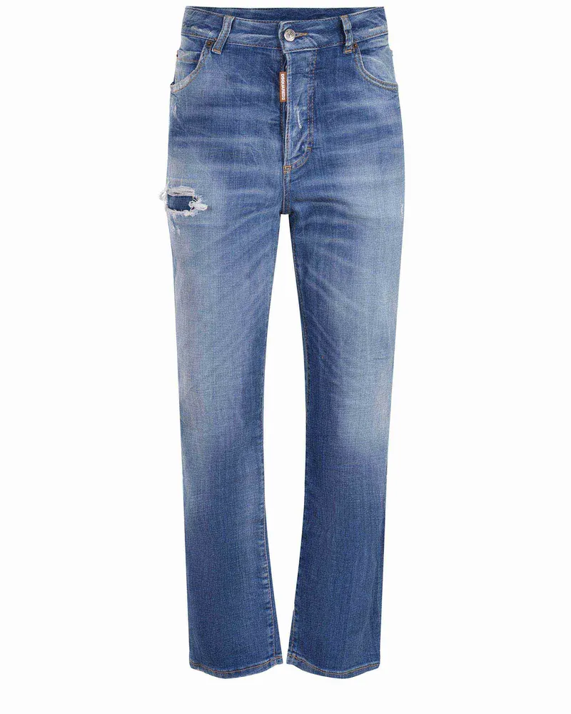 Dsquared2 Boston" Jeans aus Stretch Jeans Denim