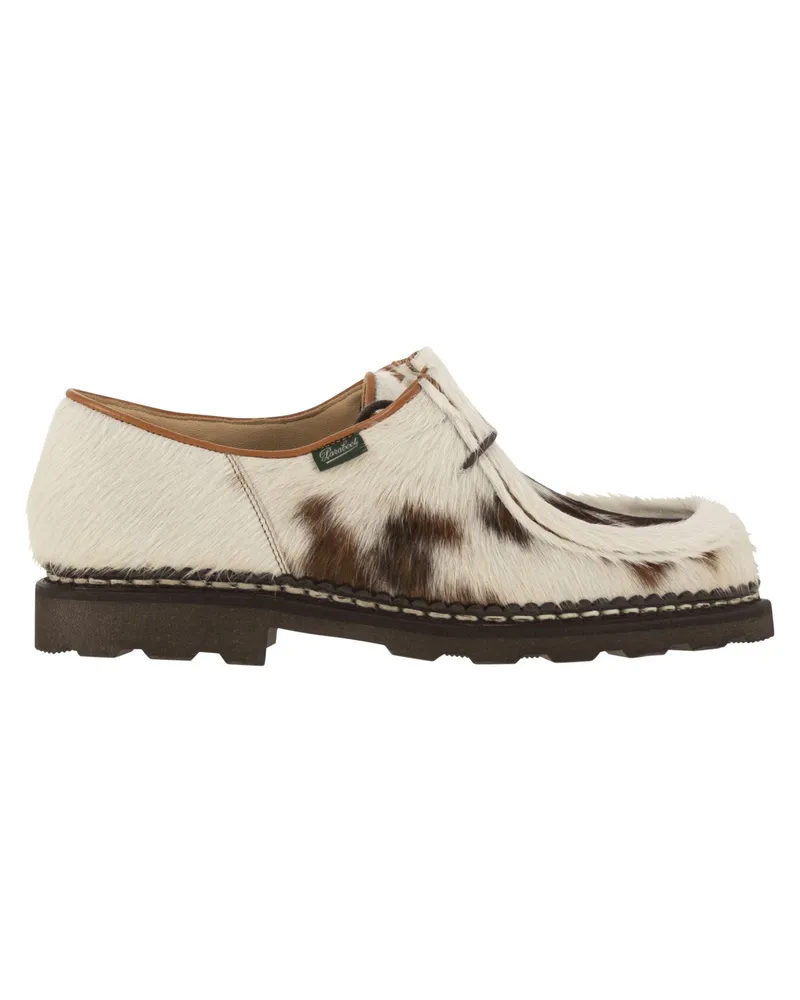 Paraboot Michael/Marche Ziegenhaar Derby Schuhe Natural