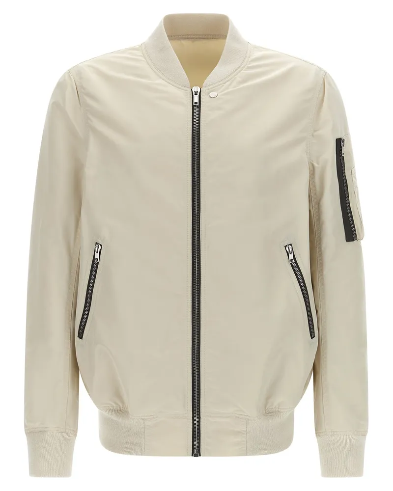 Rick Owens Flug' Bomberjacke Beige
