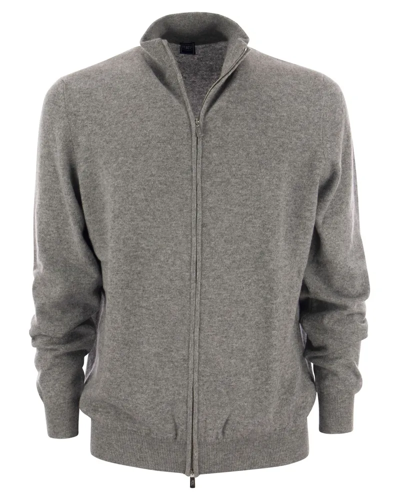 Fedeli Favonio Cashmere Cardigan Grau
