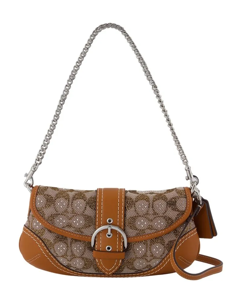 Coach Signature Soho 25 Umhängetaschen  Leder braun Braun