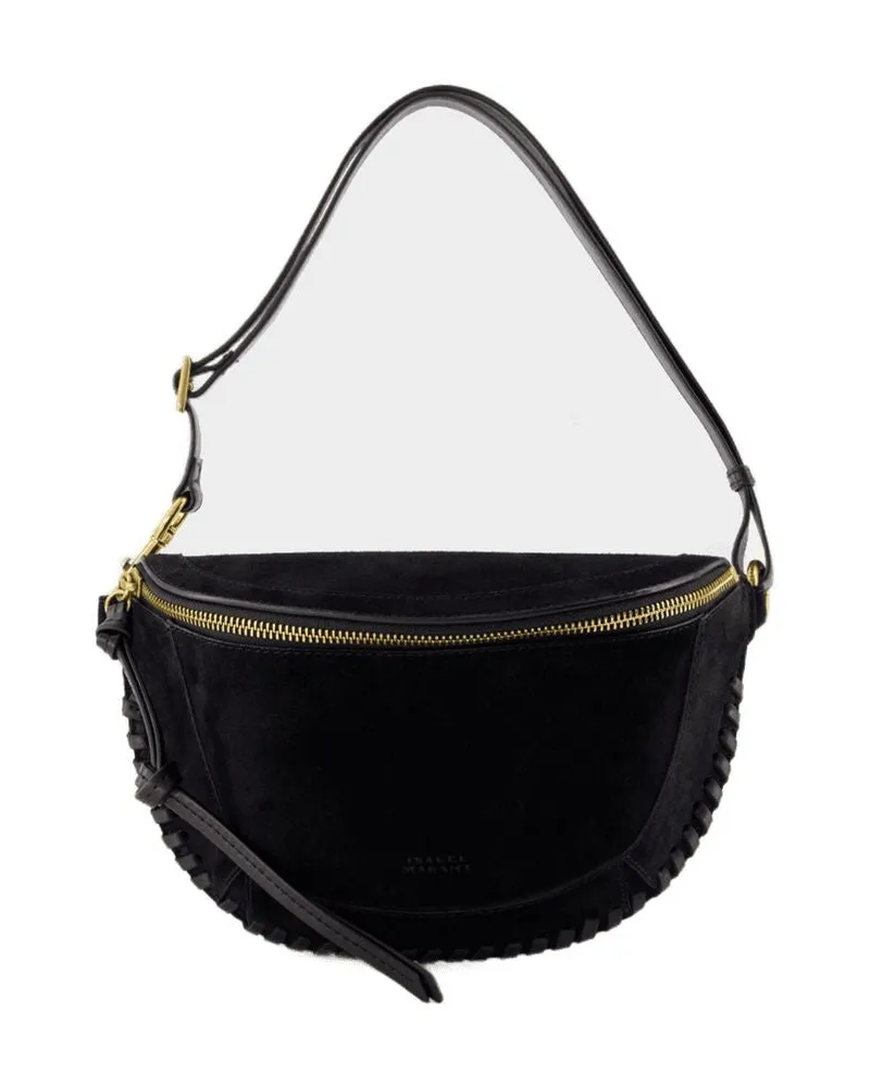 Isabel Marant Skano Umhängetasche  Leder Schwarz Schwarz