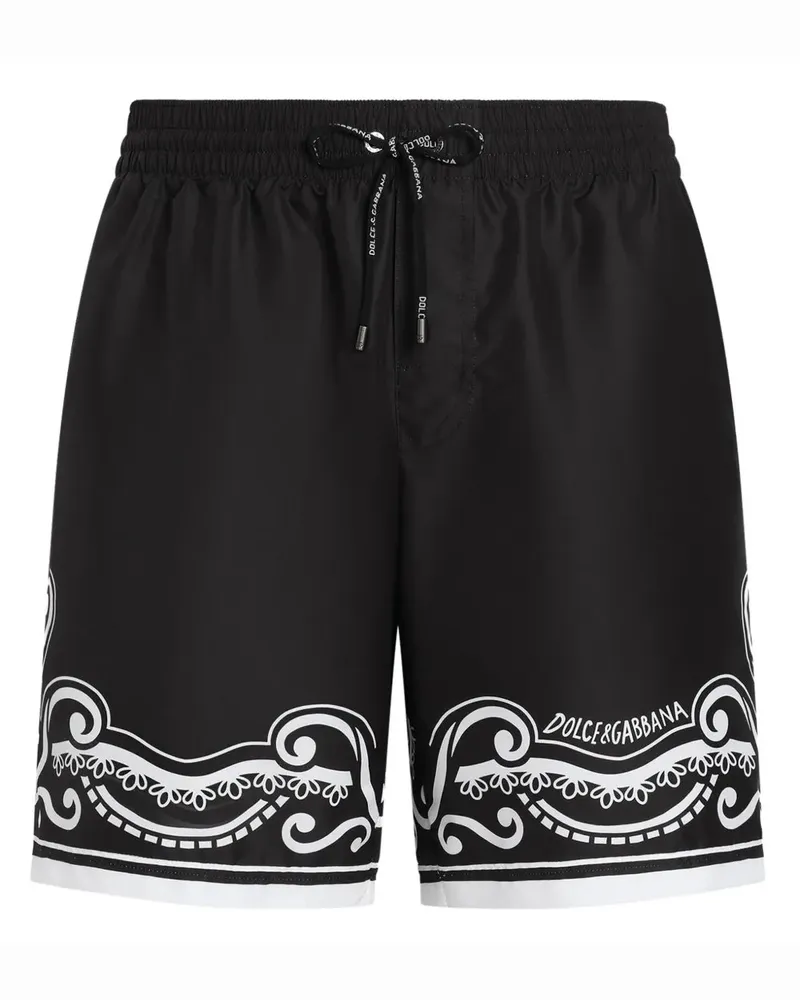 Dolce & Gabbana gedruckter Badeanzug Hn9pa