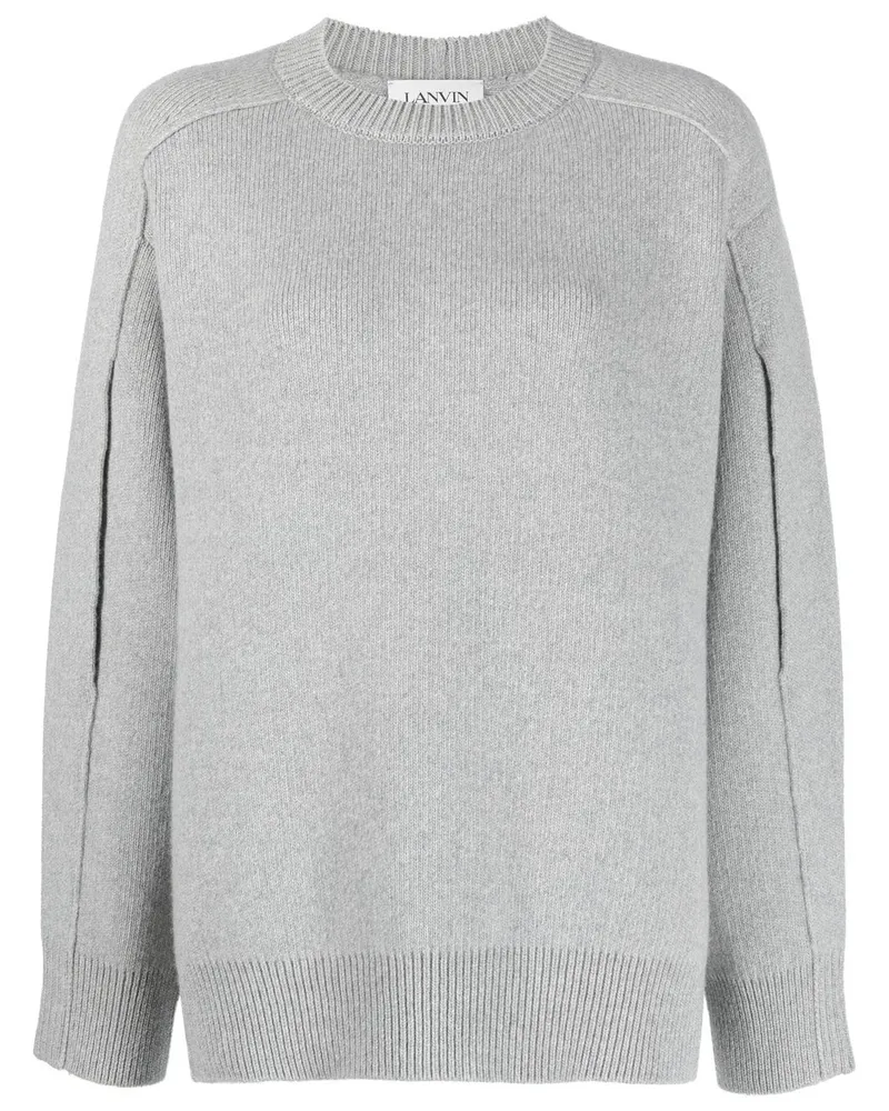 Lanvin Rd Nk Cape Back Pullover 