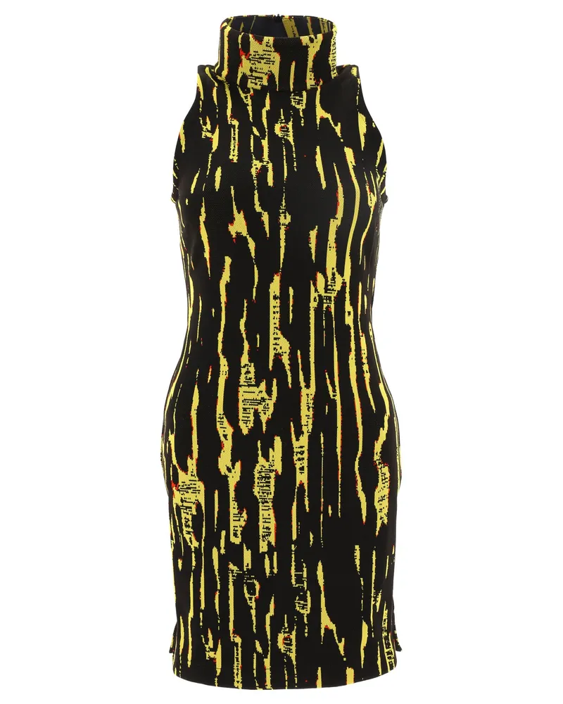 AMBUSH Hinterhalt Jacquard Kleid Schwarz