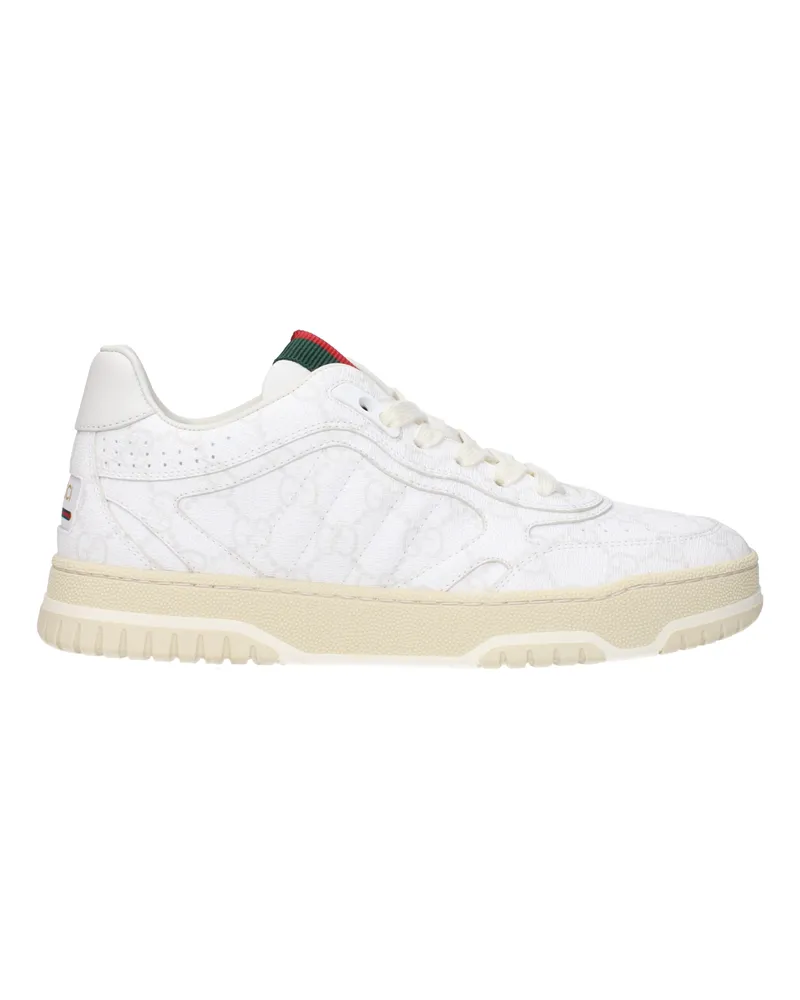 Gucci Damens Sneakers White Fabric -