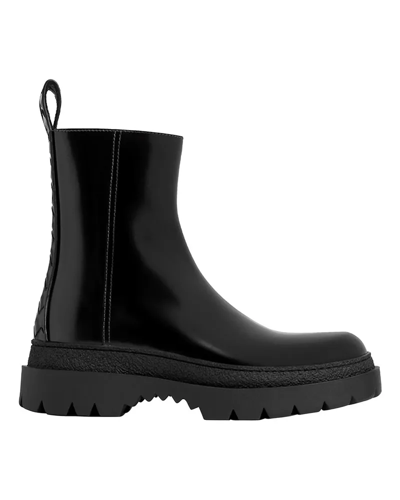 Bottega Veneta Highway Lederstiefel Black