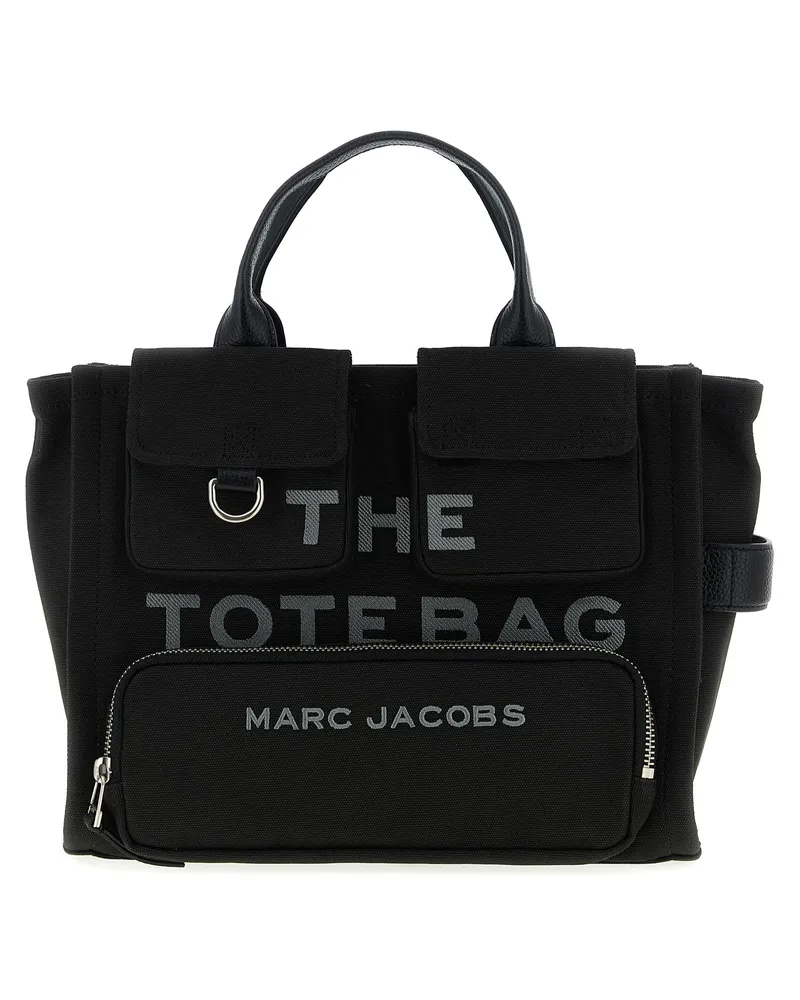 Marc Jacobs die Handtasche mit Medium Totentasche mit Ladung mit Medium Black
